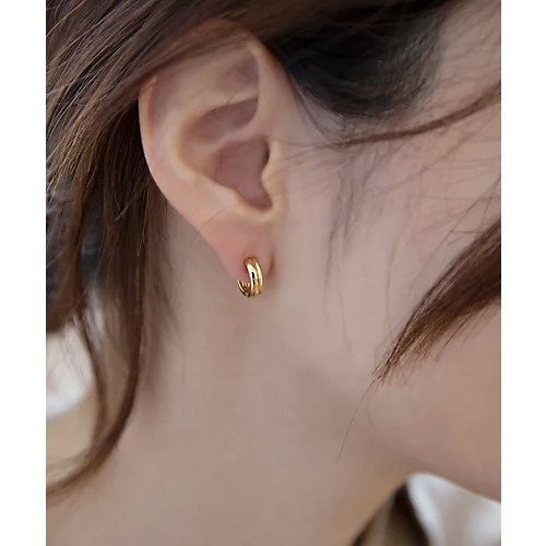 【コレカラ/collecala】のminiループフィット・サイドラインフープイヤリング 人気、トレンドファッション・服の通販 founy(ファニー) 　ファッション　Fashion　レディースファッション　Fashion for Women　ジュエリー　Jewelry　ファッションリング　Fashion Rings　イヤリング・フープ・ドロップタイプ　Hoop, Drop & Clip Earrings　シンプル　Simple, Minimal　フィット　Fit, Slim Fit　フォルム　Silhouette, Form　フープ　Hoop, Hoop Earrings　ループ　Loop, Loop Knit　入学式　Entrance Ceremony　卒業式　Graduation Ceremony　日本製　Made In Japan　結婚式　Wedding　 other-1|ID: prp329100000297312 ipo3291000000034639451