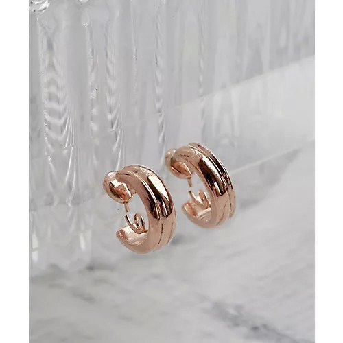 【コレカラ/collecala】のminiループフィット・サイドラインフープイヤリング インテリア・キッズ・メンズ・レディースファッション・服の通販 founy(ファニー) 　ファッション　Fashion　レディースファッション　Fashion for Women　ジュエリー　Jewelry　ファッションリング　Fashion Rings　イヤリング・フープ・ドロップタイプ　Hoop, Drop & Clip Earrings　シンプル　Simple, Minimal　フィット　Fit, Slim Fit　フォルム　Silhouette, Form　フープ　Hoop, Hoop Earrings　ループ　Loop, Loop Knit　入学式　Entrance Ceremony　卒業式　Graduation Ceremony　日本製　Made In Japan　結婚式　Wedding　ピンクゴールド|ID: prp329100000297312 ipo3291000000034639453