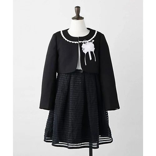 【シューラルー/SHOO LA RUE / KIDS】の【110-130cm/3点セット/セレモニー/入卒】シアーボーダーワンピース インテリア・キッズ・メンズ・レディースファッション・服の通販 founy(ファニー) https://founy.com/ ファッション Fashion キッズファッション KIDS ワンピース Dress/Kids ガーリー Girly セレモニー Ceremony ノースリーブ No Sleeve ボレロ Bolero リボン Ribbon エレガント 上品 Elegant 入学式 Entrance Ceremony 卒業式 Graduation Ceremony 結婚式 Wedding Ceremony |ID: prp329100000535288 ipo3291000000029309203