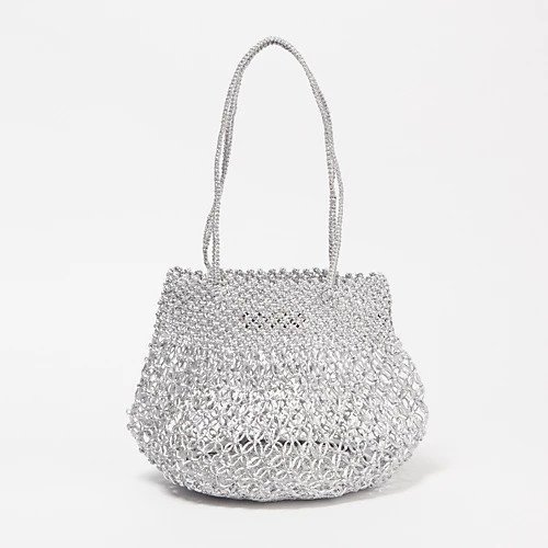 【ザバグマティ/The Bagmati】のメッシュショルダーバッグ 人気、トレンドファッション・服の通販 founy(ファニー) 　ファッション　Fashion　レディースファッション　WOMEN　バッグ　Bag　インド　India　コンパクト　Compact　シルバー　Silver　バランス　Balance　ミックス　Mix　メッシュ　Mesh　エレガント 上品　Elegant　other-3|ID: prp329100000660682 ipo3291000000031306401