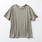 【エムセブンデイズ/M7days】の【松村純子さんコラボ】大人Tシャツ 人気、トレンドファッション・服の通販 founy(ファニー) ファッション Fashion レディースファッション Fashion for Women トップス・カットソー Cut & Sew Tops シャツ・ブラウス・オフィスカジュアル Elegant Blouses & Button-Ups ロングTシャツ・Tシャツ Longline T-Shirts & Tees 洗える Machine Washable 秋 Autumn グラデーション Gradient, Ombre コラボ Collaboration, Collab シルク Silk, 100% Silk トレンド Trend, Trending Now バランス Balance, Style Balance フェミニン Feminine, Girly モダン Modern, Contemporary エレガント 上品 Elegant thumbnail カーキグレー|ID: prp329100000663040 ipo3291000000036385228