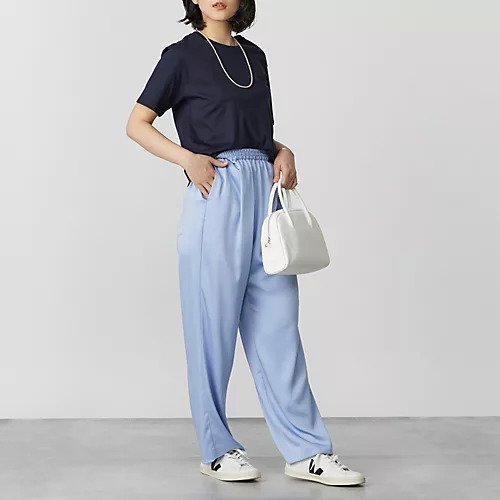 【エムセブンデイズ/M7days】の【松村純子さんコラボ】大人Tシャツ 人気、トレンドファッション・服の通販 founy(ファニー) 　ファッション　Fashion　レディースファッション　Fashion for Women　トップス・カットソー　Cut & Sew Tops　シャツ・ブラウス・オフィスカジュアル　Elegant Blouses & Button-Ups　ロングTシャツ・Tシャツ　Longline T-Shirts & Tees　洗える　Machine Washable　秋　Autumn　グラデーション　Gradient, Ombre　コラボ　Collaboration, Collab　シルク　Silk, 100% Silk　トレンド　Trend, Trending Now　バランス　Balance, Style Balance　フェミニン　Feminine, Girly　モダン　Modern, Contemporary　エレガント 上品　Elegant　other-3|ID: prp329100000663040 ipo3291000000036385233