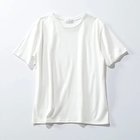 【エムセブンデイズ/M7days】の【松村純子さんコラボ】大人Tシャツ 大人の最旬トレンドファッション＆コーディネート founy(ファウニー) ファッション Fashion レディースファッション Fashion for Women トップス・カットソー Cut & Sew Tops シャツ・ブラウス・オフィスカジュアル Elegant Blouses & Button-Ups ロングTシャツ・Tシャツ Longline T-Shirts & Tees 洗える Machine Washable 秋 Autumn グラデーション Gradient, Ombre コラボ Collaboration, Collab シルク Silk, 100% Silk トレンド Trend, Trending Now バランス Balance, Style Balance フェミニン Feminine, Girly モダン Modern, Contemporary thumbnail ホワイト1|ID: prp329100000663040 ipo3291000000037250469