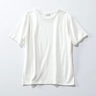 【エムセブンデイズ/M7days】の【松村純子さんコラボ】大人Tシャツ 大人の最旬トレンドファッション＆コーディネート founy(ファウニー) ファッション Fashion レディースファッション Fashion for Women トップス・カットソー Cut & Sew Tops シャツ・ブラウス・オフィスカジュアル Elegant Blouses & Button-Ups ロングTシャツ・Tシャツ Longline T-Shirts & Tees 洗える Machine Washable 秋 Autumn グラデーション Gradient, Ombre コラボ Collaboration, Collab シルク Silk, 100% Silk トレンド Trend, Trending Now バランス Balance, Style Balance フェミニン Feminine, Girly モダン Modern, Contemporary thumbnail ホワイト|ID: prp329100000663040 ipo3291000000037250470