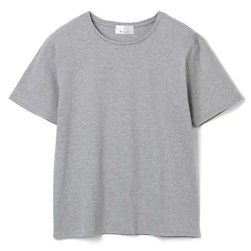 【エムセブンデイズ/M7days】の【松村純子さんコラボ】大人Tシャツ インテリア・キッズ・メンズ・レディースファッション・服の通販 founy(ファウニー) 　ファッション　Fashion　レディースファッション　Fashion for Women　トップス・カットソー　Cut & Sew Tops　シャツ・ブラウス・オフィスカジュアル　Elegant Blouses & Button-Ups　ロングTシャツ・Tシャツ　Longline T-Shirts & Tees　洗える　Machine Washable　秋　Autumn　グラデーション　Gradient, Ombre　コラボ　Collaboration, Collab　シルク　Silk, 100% Silk　トレンド　Trend, Trending Now　バランス　Balance, Style Balance　フェミニン　Feminine, Girly　モダン　Modern, Contemporary　グレー|ID: prp329100000663040 ipo3291000000037250474
