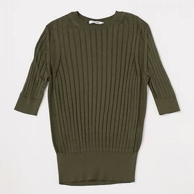 【スローン/SLOANE】 18Gシルクワイドリブ半袖クルーネック人気、トレンドファッション・服の通販 founy(ファニー) ファッション Fashion レディースファッション Fashion for Women トップス・カットソー Cut & Sew Tops シルク Silk, 100% Silk 人気 Popular, Best Seller 半袖 Short Sleeve, Half Sleeve |ID:prp329100000991112