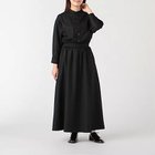 【トゥエルブクローゼット/12closet】の【洗える】バンドカラーワンピース ブラック|ID: prp329100001000346 ipo3291000000029410330