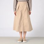 【ジムフレックス/GYMPHLEX】のオーガニックコットンツイルスカート 人気、トレンドファッション・服の通販 founy(ファニー) ファッション Fashion レディースファッション WOMEN スカート Skirt プリーツ Pleats ボックス Box ミリタリー Military ロング Long thumbnail ベージュ|ID: prp329100001138222 ipo3291000000028144452