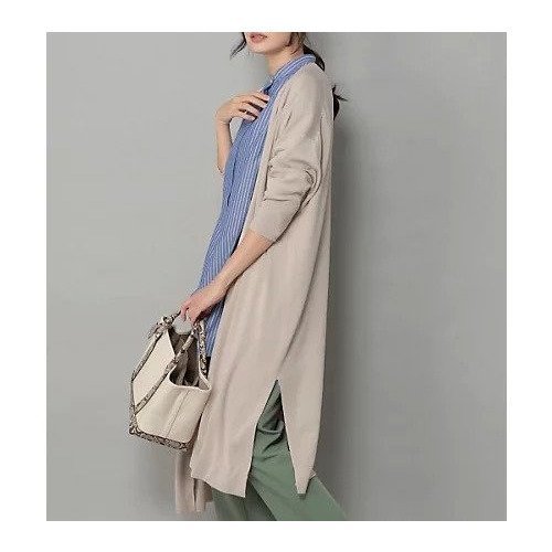 【エルーラ/Elura】の着流しUVロングカーデ インテリア・キッズ・メンズ・レディースファッション・服の通販 founy(ファニー) https://founy.com/ ファッション Fashion レディースファッション WOMEN カットソー Cut And Sew カーディガン Cardigan シンプル Simple ロング Long エレガント 上品 Elegant |ID: prp329100001189252 ipo3291000000030964460