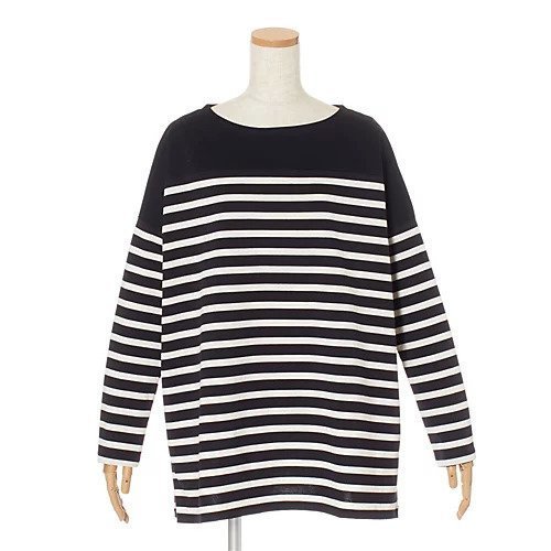 【トゥエルブクローゼット/12closet】の【洗える】切替えボーダーチュニック インテリア・キッズ・メンズ・レディースファッション・服の通販 founy(ファニー) https://founy.com/ ファッション Fashion レディースファッション Fashion for Women トップス・カットソー Cut & Sew Tops コラボ Collaboration, Collab スリット Slit, Slit Detail チュニック Tunic, Long Top ベーシック Basic, Essential ボーダー Border, Stripe 洗える Machine Washable 秋 Autumn |ID: prp329100001194139 ipo3291000000035415730