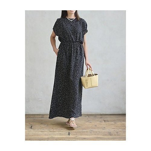 【イーバイエクラ/E by eclat】のランダムドットワンピース 人気、トレンドファッション・服の通販 founy(ファニー) 　ファッション　Fashion　レディースファッション　Fashion for Women　ワンピース　Dresses　ブラウジング　Blouson Silhouette, Cinched Waist　洗える　Machine Washable　other-2|ID: prp329100001588036 ipo3291000000031823699