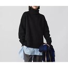 【スローン/SLOANE】のジーロンラムズ カシミヤ ドロップショルダー ブラック|ID: prp329100001594060 ipo3291000000036292378