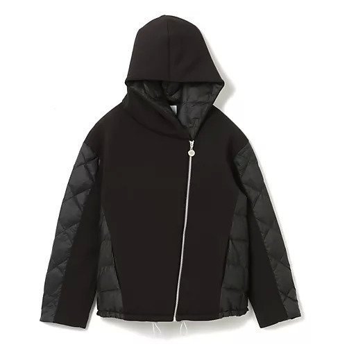 【マルシャル テル/MARECHAL TERRE】のダウンパーカー インテリア・キッズ・メンズ・レディースファッション・服の通販 founy(ファニー) 　ファッション　Fashion　レディースファッション　Fashion for Women　トップス・カットソー　Cut & Sew Tops　レディースパーカー・カジュアルフーディー　Casual Hoodies & Sweatshirts　エレガント 上品　Elegant　カットソー　Cut and Sewn Top　クール　Cool, Chic　軽量　Lightweight, Ultra Light　ダウン　Down, Puffer　チャーム　Charm, Pendant　人気　Popular, Best Seller　バランス　Balance, Style Balance　パーカー　Hoodie, Parka　フロント　Front, Front Design　ブルゾン　Blouson, Bomber Jacket　ライダース　Riders　おすすめ　Recommended / Our Picks　ブラック|ID: prp329100001786458 ipo3291000000033869253