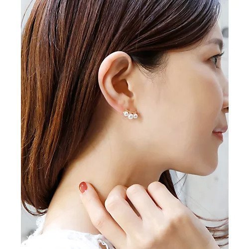 【コレカラ/collecala】のノンホール・3粒パールの樹脂イヤリング 人気、トレンドファッション・服の通販 founy(ファニー) 　ファッション　Fashion　レディースファッション　Fashion for Women　ジュエリー　Jewelry　ファッションリング　Fashion Rings　イヤリング・フープ・ドロップタイプ　Hoop, Drop & Clip Earrings　イヤリング　Earrings　パール　Pearl, Pearl Accent　フィット　Fit, Slim Fit　フェミニン　Feminine, Girly　other-3|ID: prp329100001937955 ipo3291000000031306079
