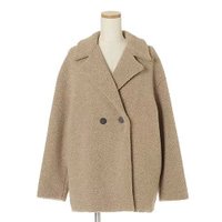 【ハリス ワーフ ロンドン/HARRIS WHARF LONDON】のウールボア風ショートジャケット 人気、トレンドファッション・服の通販 founy(ファニー) ファッション Fashion レディースファッション WOMEN アウター Coat Outerwear ジャケット Jackets コクーン Cocoon ショート Short ジャケット Jacket |ID:prp329100001966424