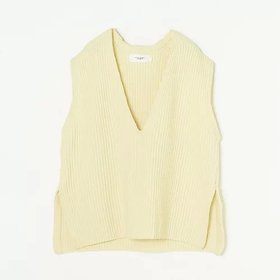 【ジェーンスミス/JANE SMITH】 OVER SIZE V NECK KINT人気、トレンドファッション・服の通販 founy(ファニー) ファッション Fashion レディースファッション WOMEN シンプル Simple ベスト Vest |ID:prp329100002036023