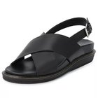 【ロランス/LAURENCE】のFB CROSS SANDAL BLACK|ID: prp329100002142823 ipo3291000000027524829