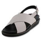 【ロランス/LAURENCE】のFB CROSS SANDAL 人気、トレンドファッション・服の通販 founy(ファニー) ファッション Fashion レディースファッション WOMEN ラップ Wrap 人気 Popularity 定番 Standard thumbnail WHITE|ID: prp329100002142823 ipo3291000000029318675