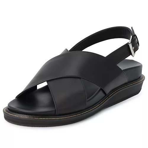 【ロランス/LAURENCE】のFB CROSS SANDAL インテリア・キッズ・メンズ・レディースファッション・服の通販 founy(ファニー) 　ファッション　Fashion　レディースファッション　Ladies' Fashion Online　ラップ　Wrap　人気　Popularity　定番　Standard　BLACK|ID: prp329100002142823 ipo3291000000032618810