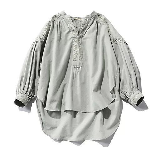 【ヌキテパ/NE QUITTEZ PAS】のCOTTON LINEN LACE BLOUSE 人気、トレンドファッション・服の通販 founy(ファニー) 　ファッション　Fashion　レディースファッション　Fashion for Women　ギャザー　Gathered, Ruffled　リネン　Linen, Linen Fabric　レース　Lace, Lace Fabric　other-2|ID: prp329100002152701 ipo3291000000035312567