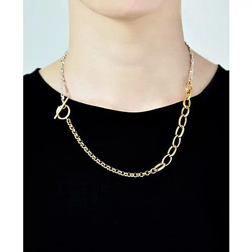 【リューク/Rieuk】のGradient Mix Necklace 49CM 人気、トレンドファッション・服の通販 founy(ファニー) 　ファッション　Fashion　レディースファッション　Fashion for Women　ジュエリー　Jewelry　ネックレス　Necklaces & Pendants　おすすめ　Recommended / Our Picks　シルバー　Silver, Metallic Silver　チェーン　Chain, Chain Strap　ネックレス　Necklace, Pendant Necklace　バランス　Balance, Style Balance　パール　Pearl, Pearl Accent　ブレスレット　Bracelet, Wristband　ミックス　Mix, Mixed Style　other-3|ID: prp329100002153161 ipo3291000000033147280