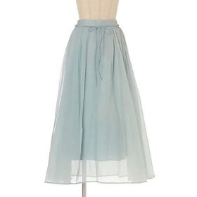 【ノーメント/normment】 COTTON ORGANDY SKIRT人気、トレンドファッション・服の通販 founy(ファニー) ファッション Fashion レディースファッション WOMEN スカート Skirt オーガンジー Organdy ギャザー Gather スタンダード Standard |ID:prp329100002257298
