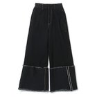 【リヴィントーン/LIVINGTONE】のDOLK - Turn up long 人気、トレンドファッション・服の通販 founy(ファニー) ファッション Fashion レディースファッション Fashion for Women 2023年 2023 2023春夏・S/S Spring/Summer 2023 SS23 デニム Denim, Jeans Material パッチ Patch, Appliqué ワイド Wide, Wide Fit 洗える Machine Washable thumbnail BLACK|ID: prp329100002355114 ipo3291000000034324650