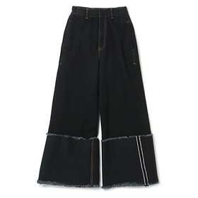 【リヴィントーン/LIVINGTONE】のDOLK - Turn up long 人気、トレンドファッション・服の通販 founy(ファニー) ファッション Fashion レディースファッション Fashion for Women 2023年 2023 2023春夏・S/S Spring/Summer 2023 SS23 デニム Denim, Jeans Material パッチ Patch, Appliqué ワイド Wide, Wide Fit 洗える Machine Washable |ID:prp329100002355114