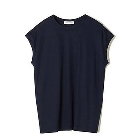 【イーバイエクラ/E by eclat】のフレンチスリーブTシャツ 人気、トレンドファッション・服の通販 founy(ファニー) ファッション Fashion レディースファッション Fashion for Women トップス・カットソー Cut & Sew Tops シャツ・ブラウス・オフィスカジュアル Elegant Blouses & Button-Ups ロングTシャツ・Tシャツ Longline T-Shirts & Tees スリーブ Sleeve, Long Sleeve / Short Sleeve フェミニン Feminine, Girly フレンチ French, French Style 半袖 Short Sleeve, Half Sleeve 洗える Machine Washable |ID:prp329100002364576