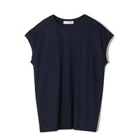 【イーバイエクラ/E by eclat】のフレンチスリーブTシャツ 人気、トレンドファッション・服の通販 founy(ファニー) ファッション Fashion レディースファッション Fashion for Women トップス・カットソー Cut & Sew Tops シャツ・ブラウス・オフィスカジュアル Elegant Blouses & Button-Ups ロングTシャツ・Tシャツ Longline T-Shirts & Tees スリーブ Sleeve, Long Sleeve / Short Sleeve フェミニン Feminine, Girly フレンチ French, French Style 半袖 Short Sleeve, Half Sleeve 洗える Machine Washable |ID:prp329100002364576