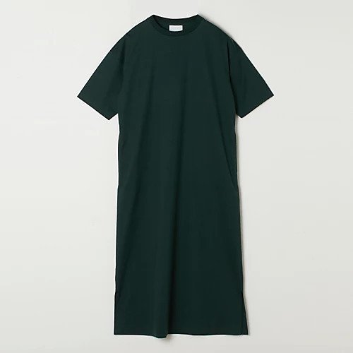 【スローン/SLOANE】の【HPS別注】5分袖カットソーワンピース 人気、トレンドファッション・服の通販 founy(ファニー) 　ファッション　Fashion　レディースファッション　WOMEN　ワンピース　Dress　エレガント 上品　Elegant　シャツワンピ　Shirt Dress　スリット　Slit　ポケット　Pocket　別注　Special Order　洗える　Washable　 other-1|ID: prp329100002390049 ipo3291000000031714907