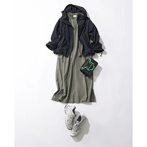 【スローン/SLOANE】の【HPS別注】5分袖カットソーワンピース 人気、トレンドファッション・服の通販 founy(ファニー) 　ファッション　Fashion　レディースファッション　WOMEN　ワンピース　Dress　エレガント 上品　Elegant　シャツワンピ　Shirt Dress　スリット　Slit　ポケット　Pocket　別注　Special Order　洗える　Washable　other-3|ID: prp329100002390049 ipo3291000000031824126