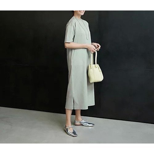 【スローン/SLOANE】の【HPS別注】5分袖カットソーワンピース 人気、トレンドファッション・服の通販 founy(ファニー) 　ファッション　Fashion　レディースファッション　Fashion for Women　ワンピース　Dresses　エレガント 上品　Elegant　シャツワンピ　Shirt Dress, Shirt One-Piece　スリット　Slit, Slit Detail　ポケット　Pocket, Pocket Detail　別注　Limited Edition, Custom Order　洗える　Machine Washable　other-3|ID: prp329100002390049 ipo3291000000032273734