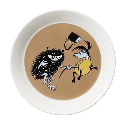【ムーミン バイ アラビア/MOOMIN by ARABIA / GOODS】のムーミン クラシック プレート 19cm インテリア・キッズ・メンズ・レディースファッション・服の通販 founy(ファニー) 　イラスト　Illustration　春　Spring　キャラクター　Character　クラシック　Classic　人気　Popularity　フォルム　Form　プレート　Plate　モチーフ　Motif　スティンキー|ID: prp329100002403743 ipo3291000000029596868
