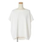 【イーバイエクラ/E by eclat】の【とろみ】コクーンブラウス 人気、トレンドファッション・服の通販 founy(ファニー) ファッション Fashion レディースファッション Fashion for Women トップス・カットソー Cut & Sew Tops シャツ・ブラウス・オフィスカジュアル Elegant Blouses & Button-Ups とろみ Fluid, Flowy Fabric カッティング Cutting Detail シンプル Simple, Minimal リュクス Luxury, Elegant, High-End, Chic 洗える Machine Washable thumbnail ホワイト|ID: prp329100002424139 ipo3291000000036327786