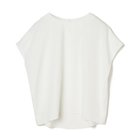 【イーバイエクラ/E by eclat】の【とろみ】コクーンブラウス 人気、トレンドファッション・服の通販 founy(ファニー) ファッション Fashion レディースファッション Fashion for Women トップス・カットソー Cut & Sew Tops シャツ・ブラウス・オフィスカジュアル Elegant Blouses & Button-Ups とろみ Fluid, Flowy Fabric カッティング Cutting Detail シンプル Simple, Minimal リュクス Luxury, Elegant, High-End, Chic 洗える Machine Washable thumbnail ホワイト1|ID: prp329100002424139 ipo3291000000036327792