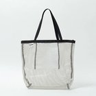 【ドリフター/Drifter】のMESH HANDLE TOTE グレー&#215;ホワイト|ID:prp329100002437113