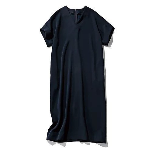 【イーバイエクラ/E by eclat】の【とろみ】コクーンワンピース 人気、トレンドファッション・服の通販 founy(ファニー) 　ファッション　Fashion　レディースファッション　Fashion for Women　ワンピース　Dresses　とろみ　Fluid, Flowy Fabric　フォルム　Silhouette, Form　ロング　Long, Long-Length　洗える　Machine Washable　other-3|ID: prp329100002493633 ipo3291000000032399552
