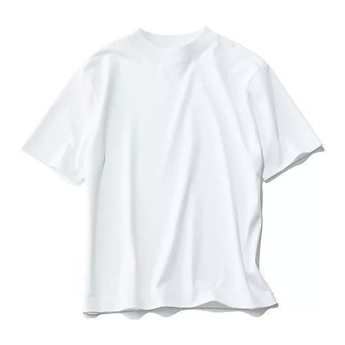 【エクラ/eclat】の【村山佳世子さん別注】パックTシャツ 人気、トレンドファッション・服の通販 founy(ファニー) 　ファッション　Fashion　レディースファッション　Fashion for Women　トップス・カットソー　Cut & Sew Tops　シャツ・ブラウス・オフィスカジュアル　Elegant Blouses & Button-Ups　ロングTシャツ・Tシャツ　Longline T-Shirts & Tees　ストレッチ　Stretch, Stretchy Fabric　モックネック　Mock Neck, Short Turtleneck　別注　Limited Edition, Custom Order　夏　Summer　定番　Standard, Basic Item　洗える　Machine Washable　other-3|ID: prp329100002493740 ipo3291000000032616769