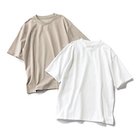 【エクラ/eclat】の【村山佳世子さん別注】パックTシャツ ホワイト/グレージュ|ID: prp329100002493740 ipo3291000000033139406