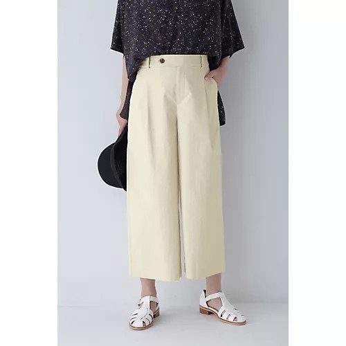 【ヒューマンウーマン/HUMAN WOMAN】のクールマックス綿麻オックスパンツ インテリア・キッズ・メンズ・レディースファッション・服の通販 founy(ファニー) 　ファッション　Fashion　レディースファッション　WOMEN　パンツ　Pants　オックス　Ox　クール　Cool　コイン　Coin　シンプル　Simple　スタンダード　Standard　定番　Standard　ポケット　Pocket　おすすめ　Recommend　ベージュ|ID: prp329100002511088 ipo3291000000030966799