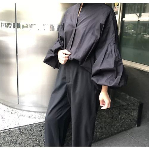 【エクラ/eclat】の袖ボリュームブラウス 人気、トレンドファッション・服の通販 founy(ファニー) 　ファッション　Fashion　レディースファッション　Fashion for Women　トップス・カットソー　Cut & Sew Tops　シャツ・ブラウス・オフィスカジュアル　Elegant Blouses & Button-Ups　タイプライター　Typewriter Fabric, Crisp Cotton　リュクス　Luxury, Elegant, High-End, Chic　別注　Limited Edition, Custom Order　夏　Summer　洗える　Machine Washable　other-2|ID: prp329100002569990 ipo3291000000035652305