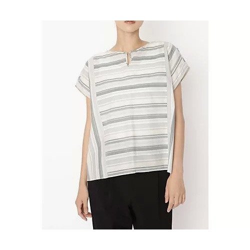 【ヒューマンウーマン/HUMAN WOMAN】のマルチストライプブラウス インテリア・キッズ・メンズ・レディースファッション・服の通販 founy(ファニー) https://founy.com/ ファッション Fashion レディースファッション WOMEN トップス・カットソー Tops/Tshirt シャツ/ブラウス Shirts/Blouses おすすめ Recommend サンダル Sandals スタンダード Standard ストライプ Stripe ストレート Straight ボックス Box リゾート Resort リラックス Relax 夏 Summer |ID: prp329100002577955 ipo3291000000030682647