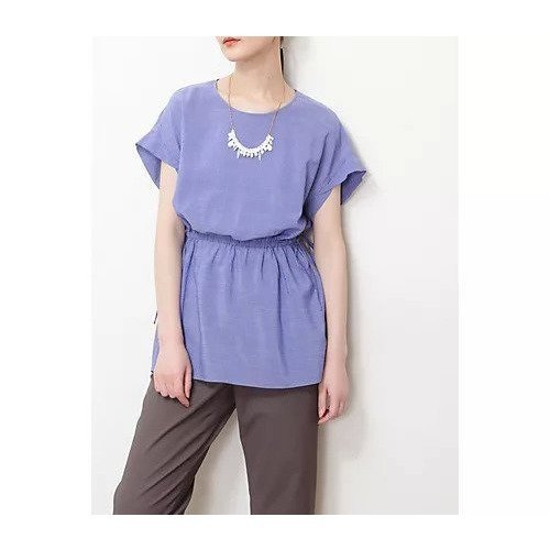 【ヒューマンウーマン/HUMAN WOMAN】のストライプワッシャープルオーバー インテリア・キッズ・メンズ・レディースファッション・服の通販 founy(ファニー) 　ファッション　Fashion　レディースファッション　WOMEN　トップス・カットソー　Tops/Tshirt　プルオーバー　Pullover　おすすめ　Recommend　キュプラ　Cupra　シンプル　Simple　スタンダード　Standard　ストライプ　Stripe　スリーブ　Sleeve　フレンチ　French　ボトム　Bottom　ボーダー　Border　ロング　Long　ワッシャー　Washer　夏　Summer　ブルー&#215;白ストライプ|ID: prp329100002577956 ipo3291000000030682652