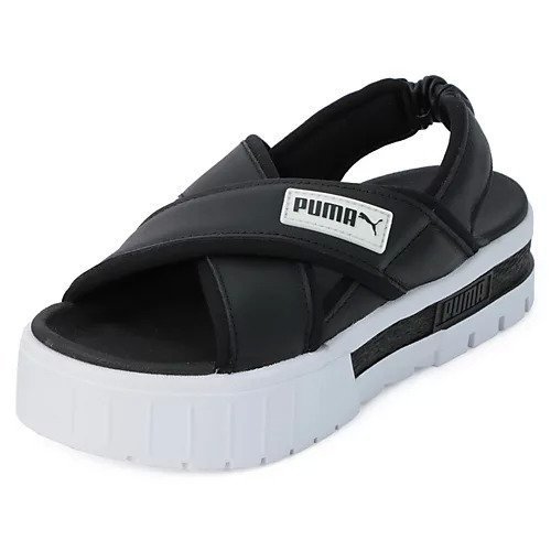 【プーマ/PUMA】のメイズ サンダル L ウィメンズ インテリア・キッズ・メンズ・レディースファッション・服の通販 founy(ファニー) 　ファッション　Fashion　レディースファッション　WOMEN　サンダル　Sandals　シンプル　Simple　バランス　Balance　ワイド　Wide　今季　This Season　厚底　Platforms　軽量　Lightweight　ブラック|ID: prp329100002579944 ipo3291000000031808574