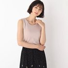 【ローラアシュレイ/LAURA ASHLEY】の【洗える】飾り編みリブジャージータンクトップ ベビーピンク|ID: prp329100002580047 ipo3291000000026637522