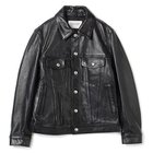 【ビューティフル ピープル/beautiful people】のvintage leather jean jacket black|ID:prp329100002586895