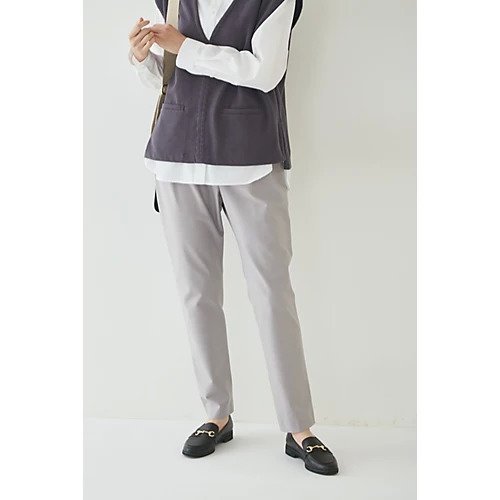 【ヒューマンウーマン/HUMAN WOMAN】の2WAYストレッチスリムテーパードパンツ インテリア・キッズ・メンズ・レディースファッション・服の通販 founy(ファニー) 　ファッション　Fashion　レディースファッション　Fashion for Women　パンツ　Pants & Trousers　おすすめ　Recommended / Our Picks　シンプル　Simple, Minimal　スタンダード　Standard, Basic　ストレッチ　Stretch, Stretchy Fabric　定番　Standard, Basic Item　グレー|ID: prp329100002634498 ipo3291000000033429616