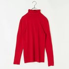 【トゥエルブクローゼット/12closet】の【洗える】コットンカシミヤタートルカットソー レッド|ID: prp329100002645407 ipo3291000000032163909