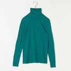 【トゥエルブクローゼット/12closet】の【洗える】コットンカシミヤタートルカットソー グリーン|ID: prp329100002645407 ipo3291000000032163913